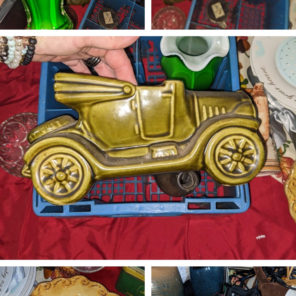 Vintage Car Shaped Dish